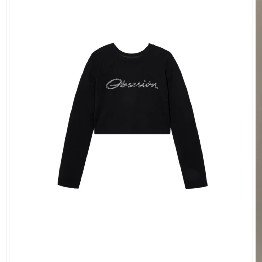Bodied by Uchis long sleeve black top